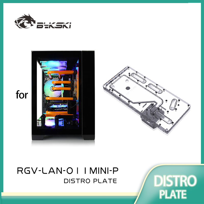 Distro Plate Ddc Pump Combo - BYKSKI 水冷システム水路基板 LIANLI O11 MINI コンピュータケース用