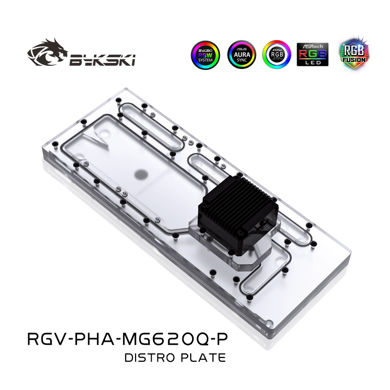 Distro Plate Ddc Pump Combo - BYKSKIアクリルタンク PHANTEKS MG620Qコンピューターケース用 / 3PIN 5V