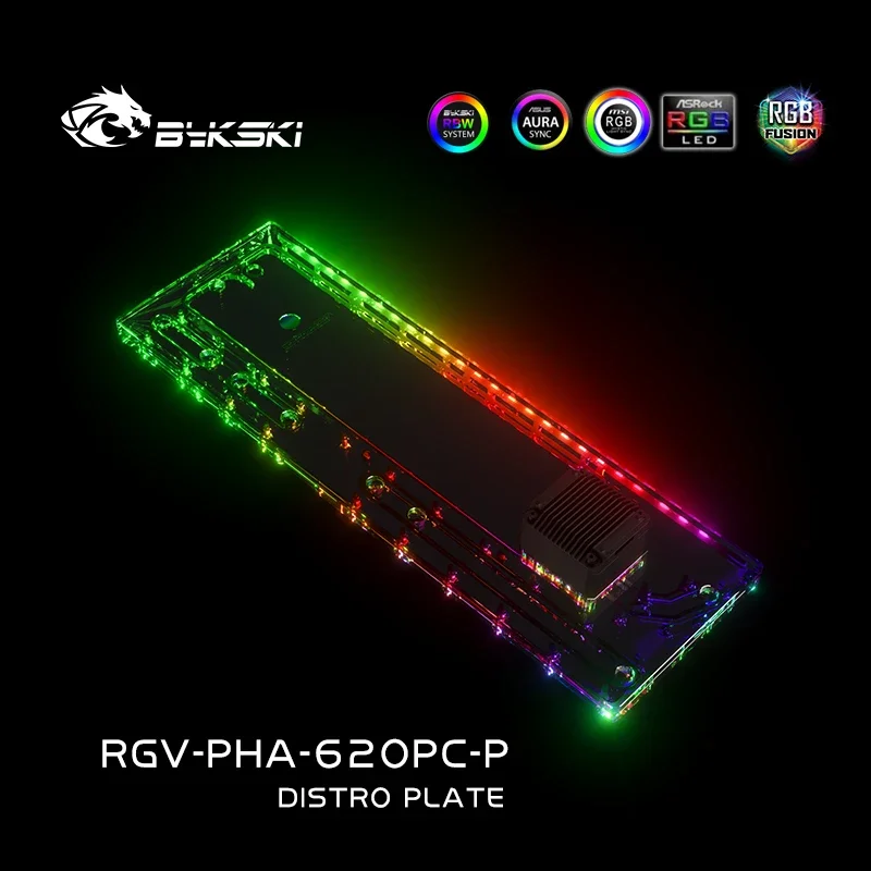 Distro Plate Ddc Pump Combo - Bykski アクリルディストロプレート/ボードリザーバー PHANKTEKS 620PC ケース/水クーラーシステム/コンボ DDC