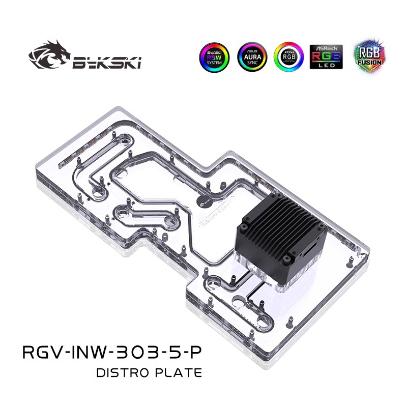 BYKSKI アクリルボード水路ソリューション IN WIN - Distro Plate Ddc Pump Combo のレビューと価格