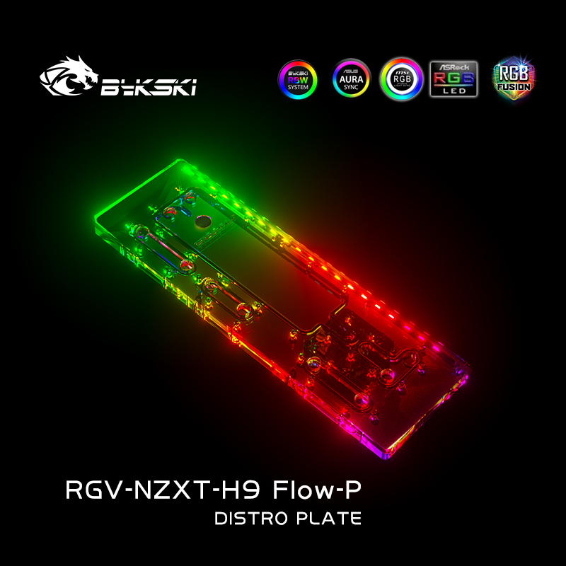 Bykski RGV-NZXT-H9 FIow-P アクリル - Distro Plate Ddc Pump Combo のレビューと価格