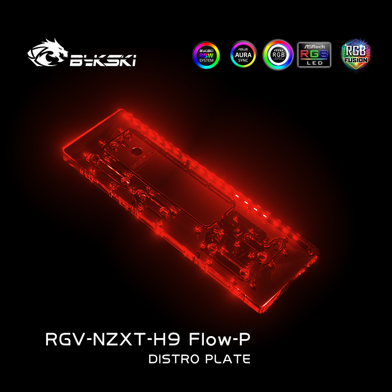 Bykski RGV-NZXT-H9 FIow-P アクリル - Distro Plate Ddc Pump Combo のレビューと価格