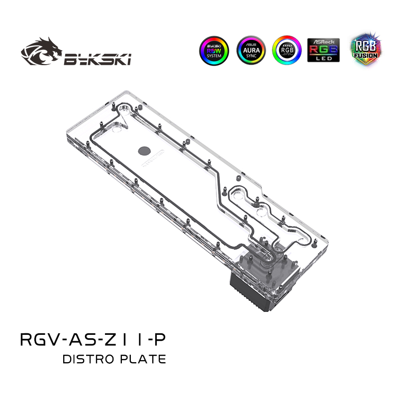 BYKSKI RGV-AS-Z11-P アクリルタンクは、A - Distro Plate Ddc Pump Combo のレビューと価格