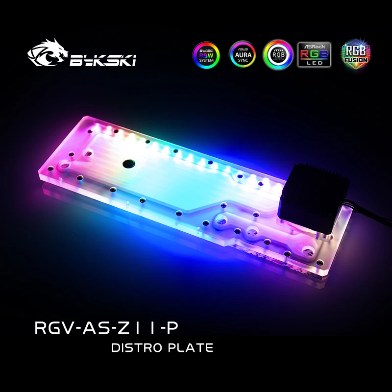 BYKSKI RGV-AS-Z11-P アクリルタンクは、A - Distro Plate Ddc Pump Combo のレビューと価格
